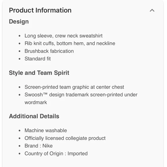 Nike ARMY West Point Club Fleece Phoenix Crewneck Sweatshirt - Picture 6 of 6